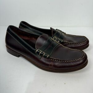 J. Murphy Leather Slip On Dressy Loafers Professional Comfort Shoes